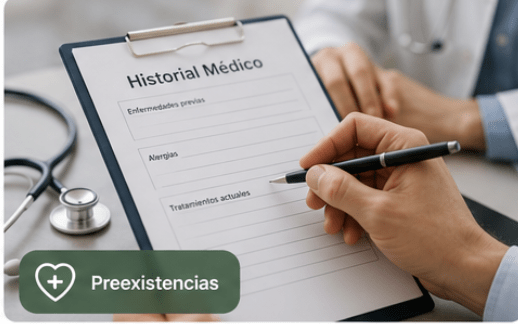 Preexistencias en el seguro de salud